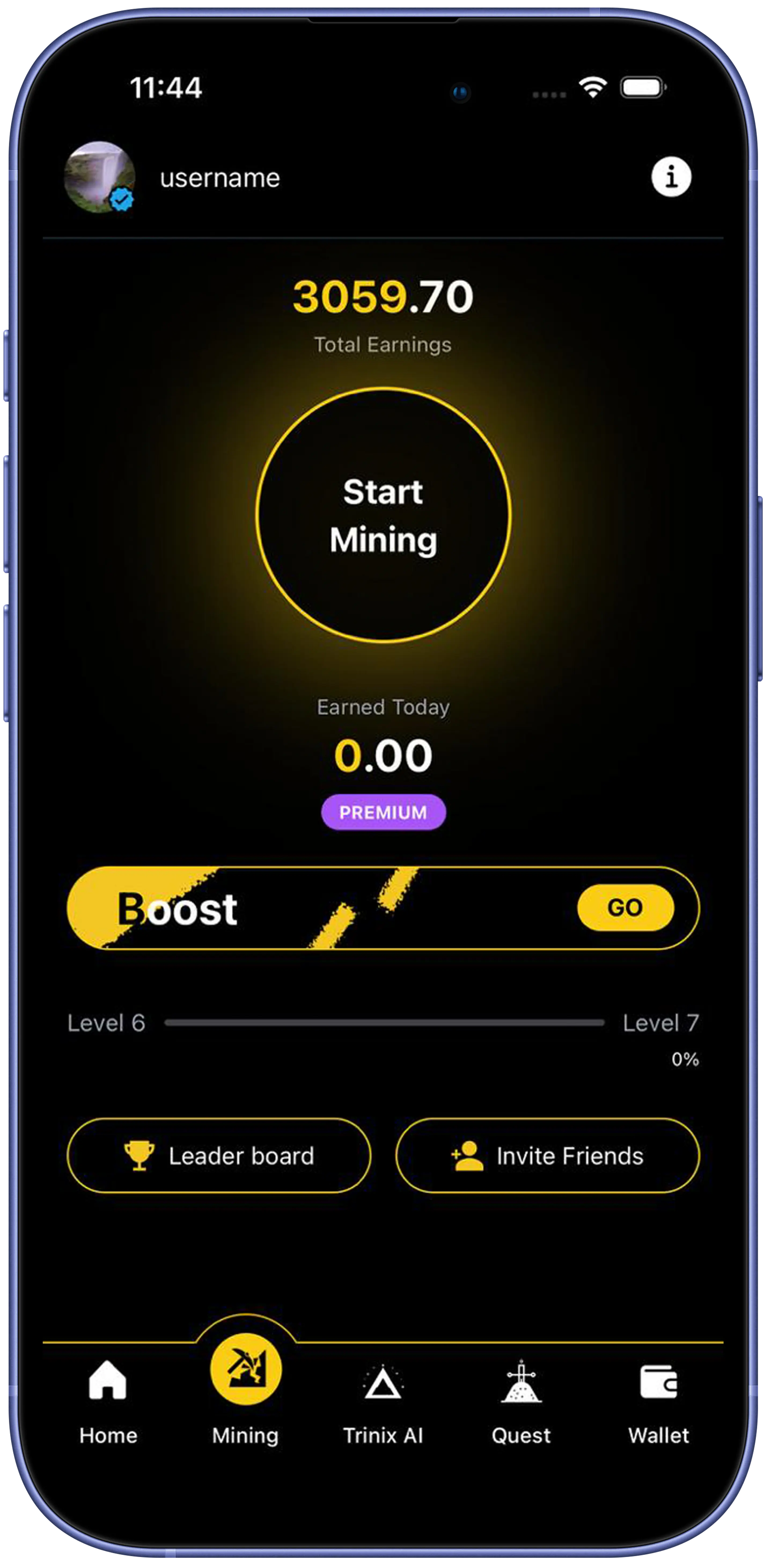 Trinity Mining App