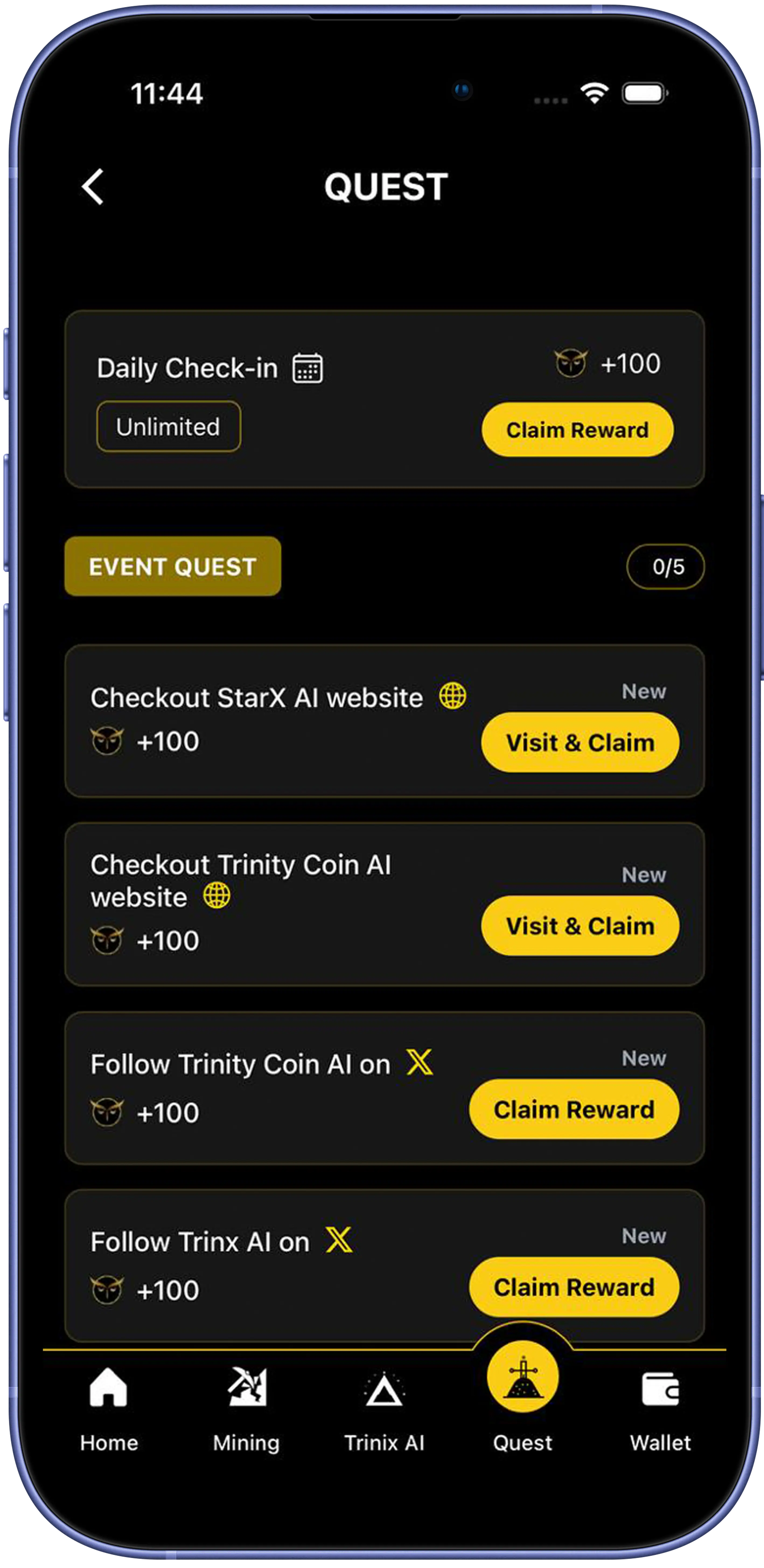 Trinity Quest System